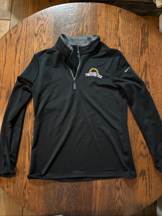 Nike Tops - Nike Woman’s Black Quarter-Zip Pullover with Twisted Tea Logo